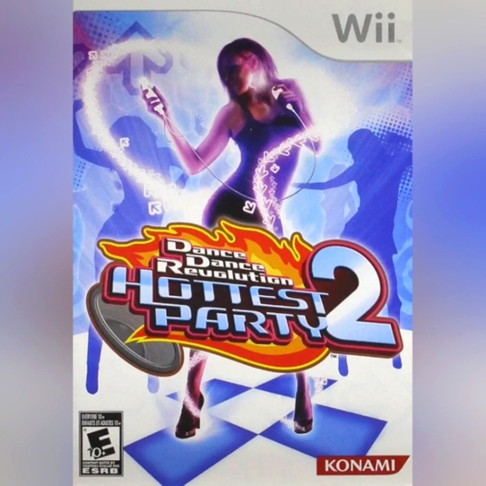 Dance Dance Revolution Hottest Party 2 🔥 Nintendo Wii 🕹 Vintage Video Game